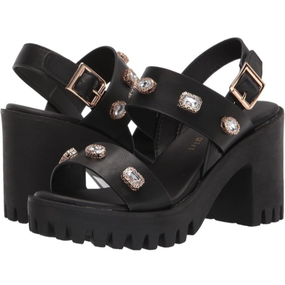 Madden Girl Women's Storrm Heeled Sandal - Picture 1 of 8